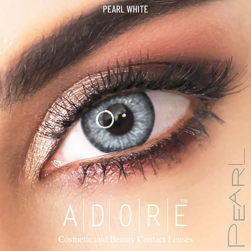 Lentillas Trimestrales Adore Pearl White