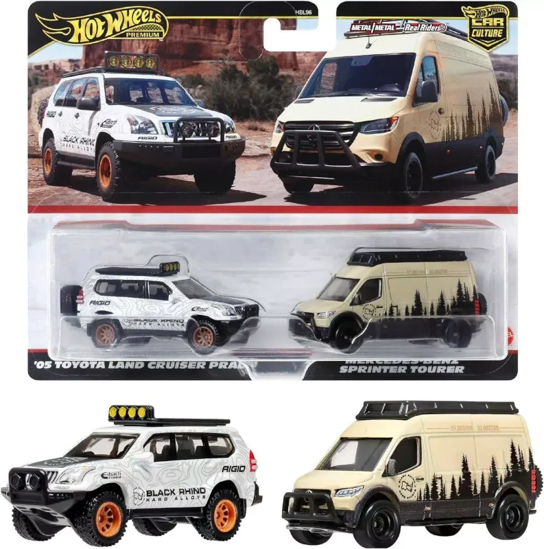 Hot Wheels  2-Pack Toyota Land Cruiser Prado + Mercedes Sprinter 979L