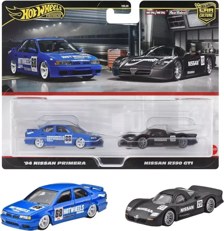 Hot Wheels 2-Pack '94 Nissan Primera + R390 GT1 Hot Wheels 2-Pack '94 Nissan Primera + R390 GT1