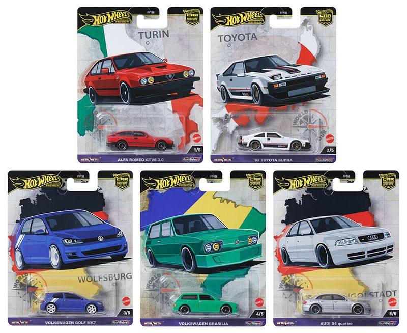 Hot Wheels World Tour Set - Komplettsatz Hot Wheels World Tour Set - Komplettsatz