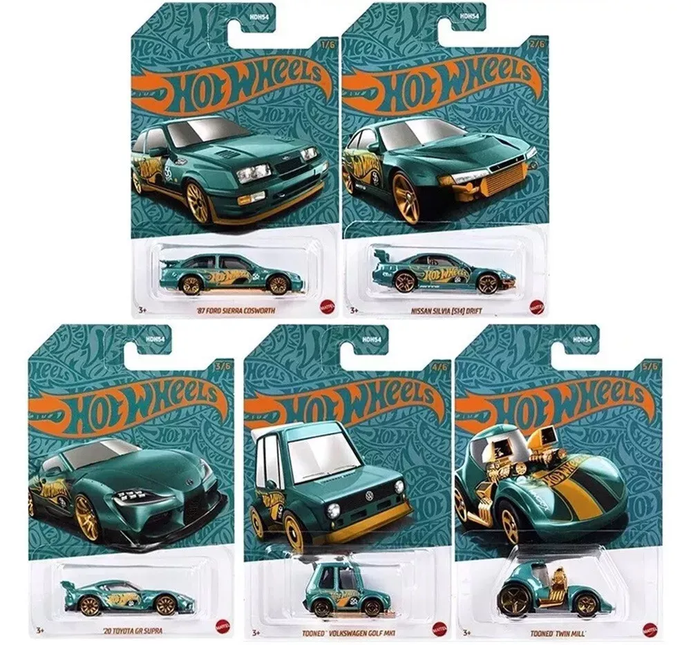 Hot Wheels 2024 - Pearl & Chrome 5er Komplettsatz