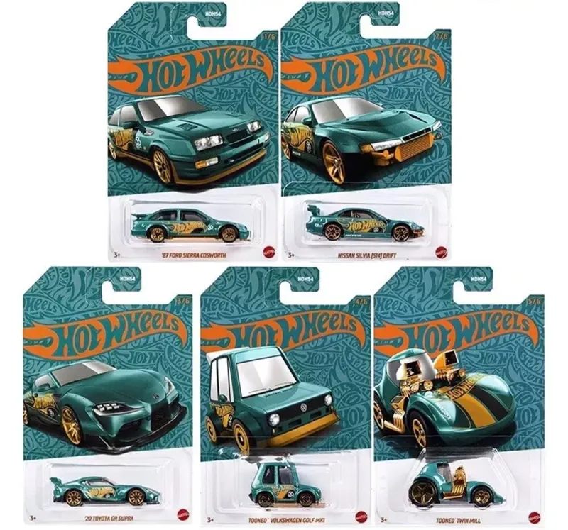 Hot Wheels 2024 - Pearl & Chrome 5er Komplettsatz Hot Wheels 2024 - Pearl & Chrome 5er Komplettsatz