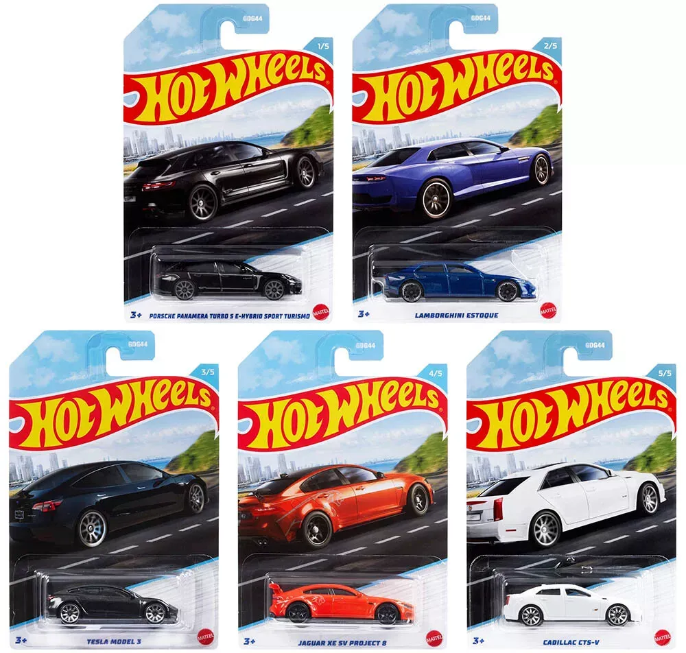 Hot Wheels  Luxury Sedans 5er Komplettsatz