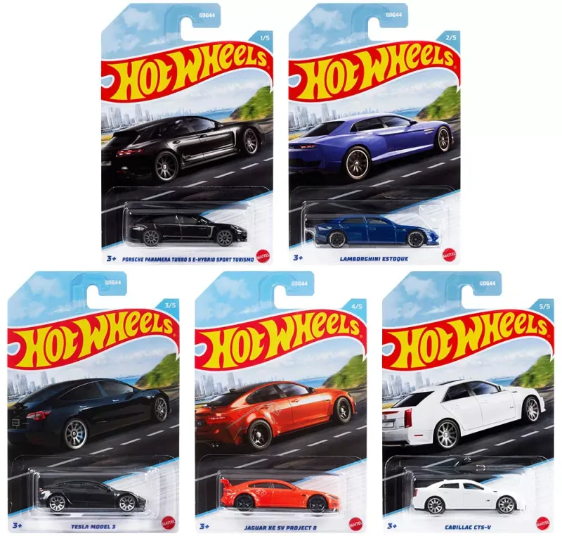 Hot Wheels Luxury Sedans 5er Komplettsatz Hot Wheels Luxury Sedans 5er Komplettsatz