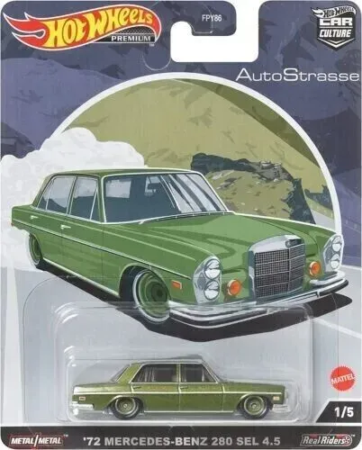 Hot Wheels Premium '72 Mercedes-Benz 280 SEL 4.5 AutoStrasse Hot Wheels Premium '72 Mercedes-Benz 280 SEL 4.5 AutoStrasse