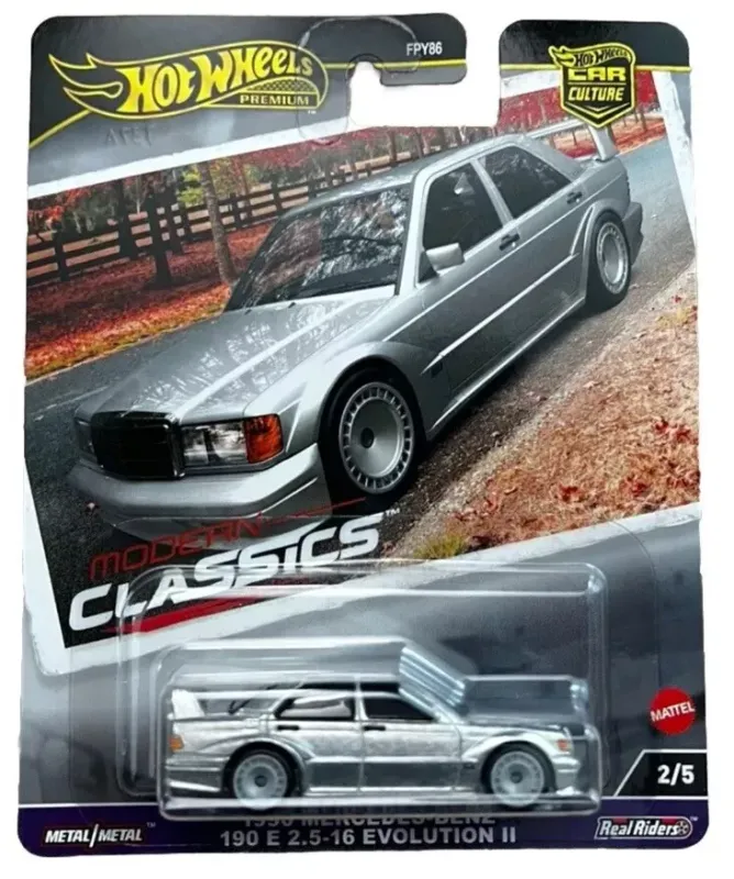 Hot Wheels Premium - Modern Classics 1990 Mercedes-Benz 190 E 2.5-16 Evolution II