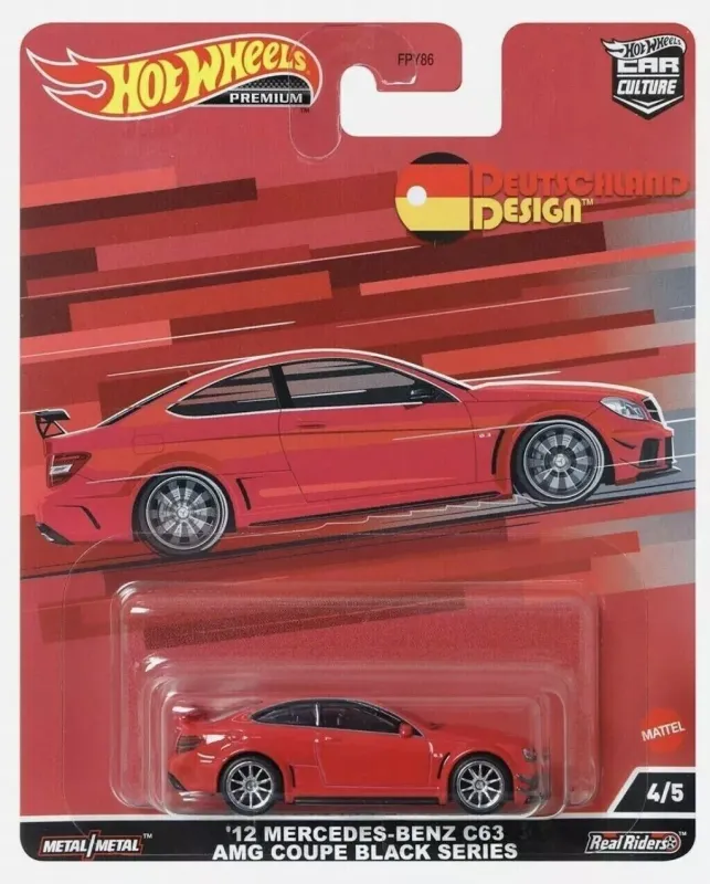 Hot Wheels - Deutschland Design '12 Mercedes-Benz C63 AMG Coupe black series