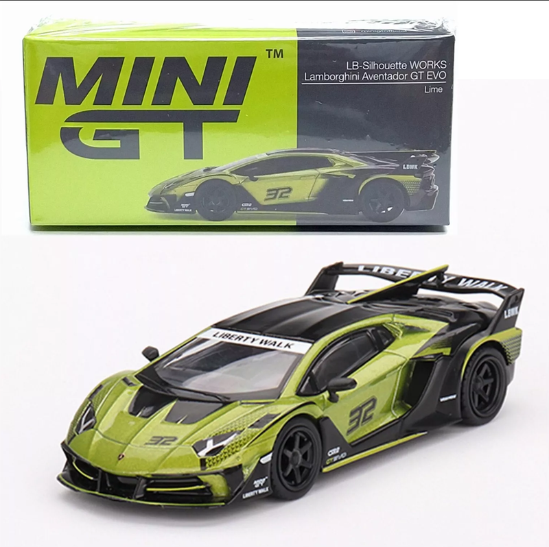 Mini GT Lamborghini LB-Silhouette Works Aventador GT EVO Mini GT Lamborghini LB-Silhouette Works Aventador GT EVO