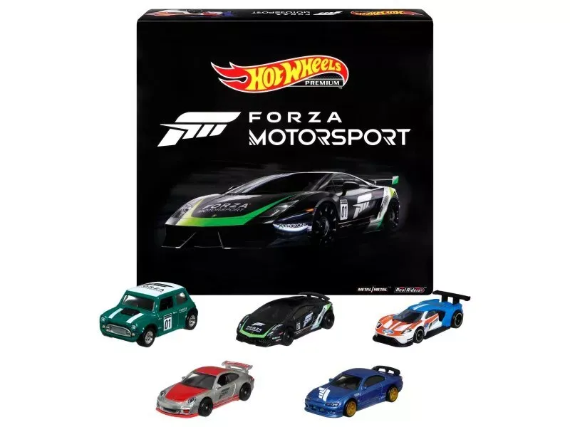 Hot Wheels Premium 2022 Forza Motorsport 5 Pack Box Set Hot Wheels Premium 2022 Forza Motorsport 5 Pack Box Set