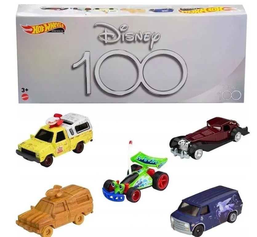 Hot Wheels Premium Disney 100th 5er Set