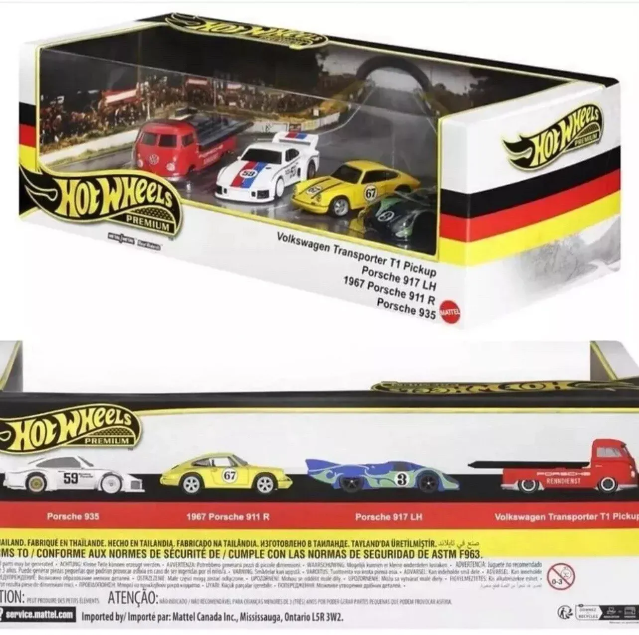 Hot Wheels Premium Diorama Set Volkswagen Porsche