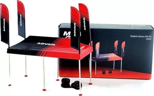 Mini GT Paddok Service Tent Advan Mini GT Paddok Service Tent Advan