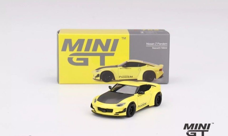 Mini GT NISSAN Z PANDEM Ikazuchi Yellow