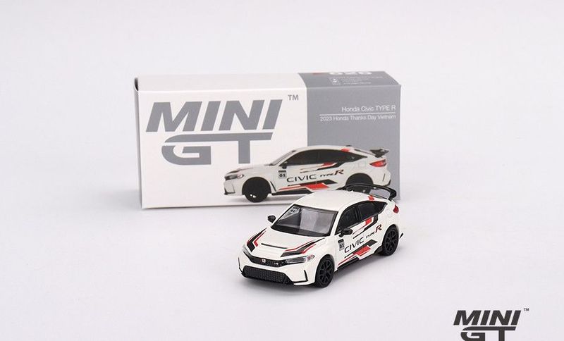 Mini GT Honda Civic Type R 2023 Honda Thanks Day Vietnam Mini GT Honda Civic Type R 2023 Honda Thanks Day Vietnam