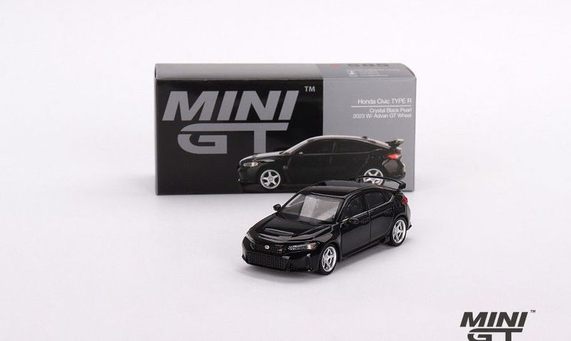 Mini GT Honda Civic Type R Black Mini GT Honda Civic Type R Black
