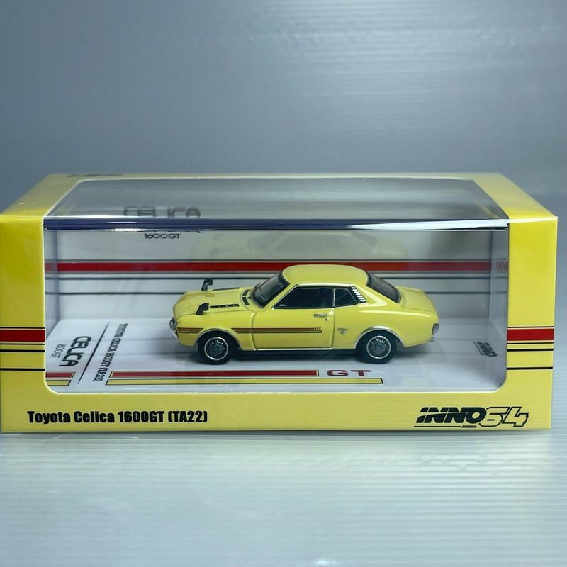 Inno64 TOYOTA Celica 1600 GT (TA22) yellow Inno64 TOYOTA Celica 1600 GT (TA22) yellow