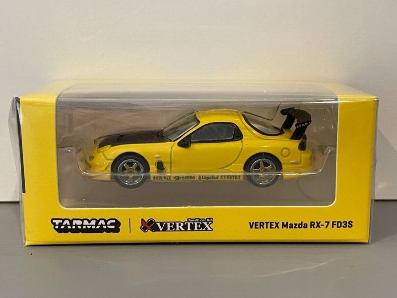 Tarmac Vertex Mazda RX-7 #Yellow Tarmac Vertex Mazda RX-7 #Yellow
