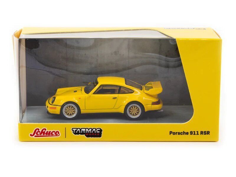 Tarmac Works / Schuco Porsche 911 RSR #Yellow Tarmac Works / Schuco Porsche 911 RSR #Yellow