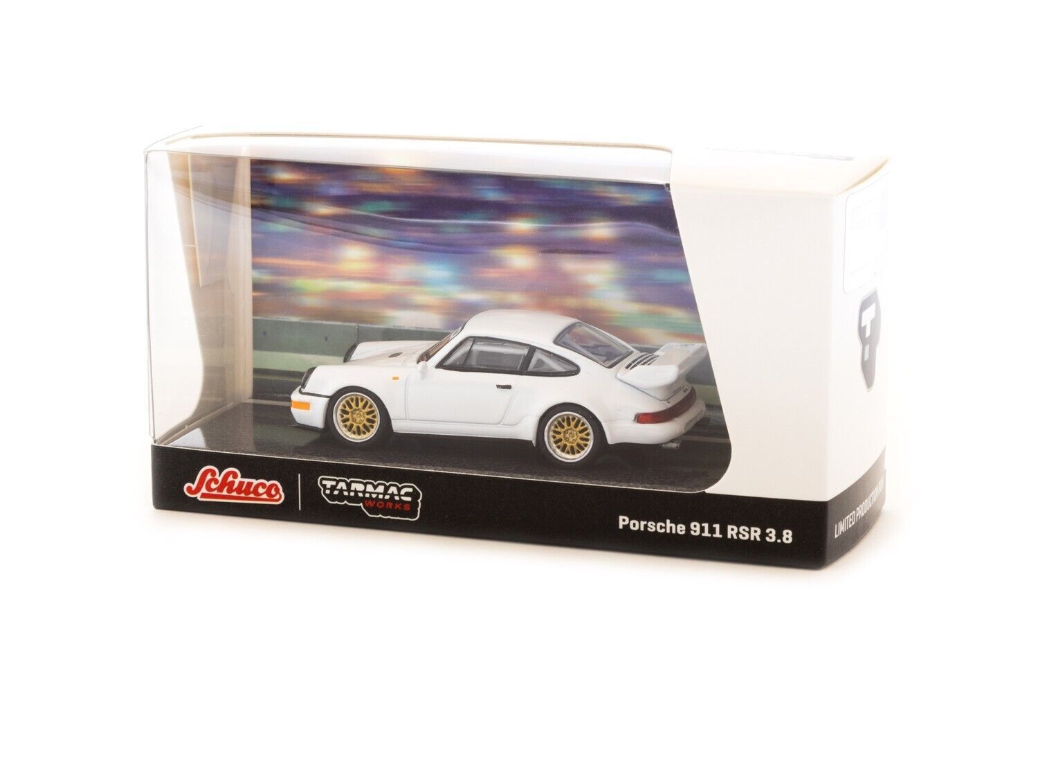 Tarmac Works / Schuco Porsche 911 RSR 3.8 #White