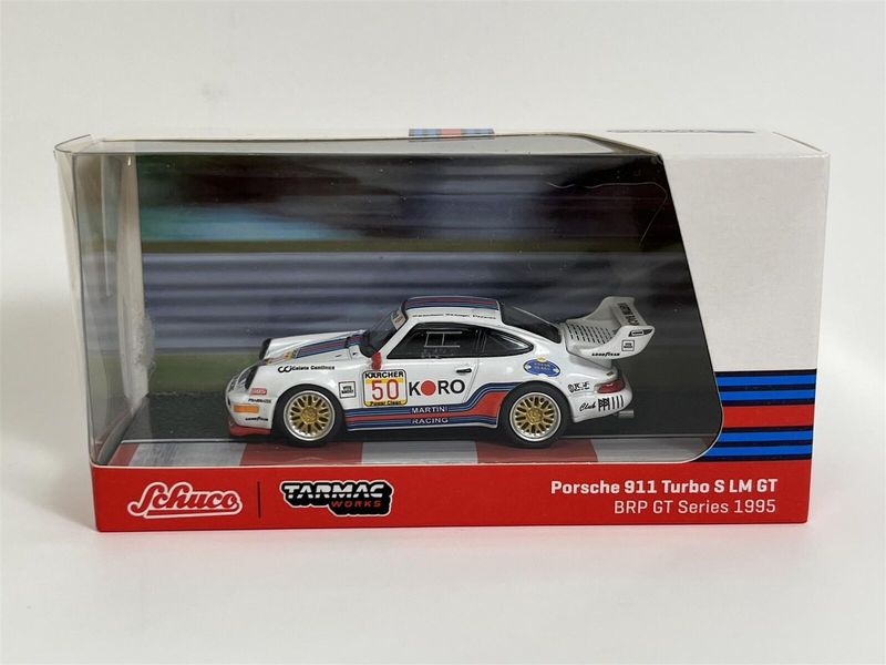 Tarmac Works / Schuco Porsche 911 Turbo S LM GT # Brp Gt Serie 1995