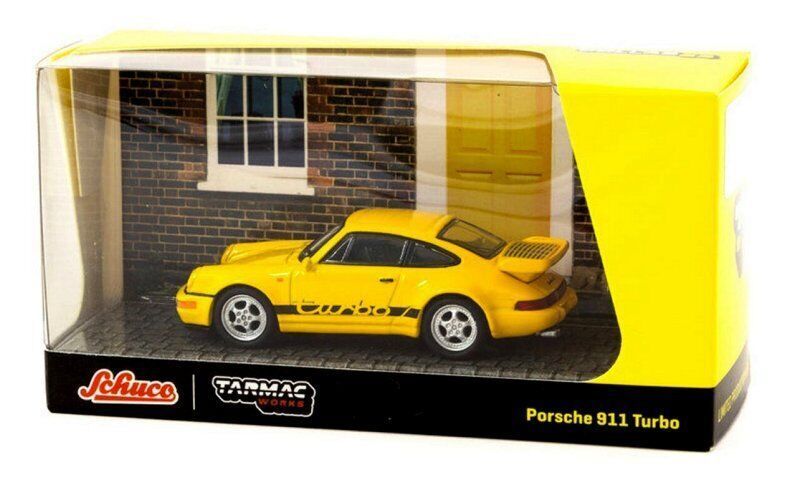 Tarmac Works / Schuco Porsche 911 Turbo #Yellow Tarmac Works / Schuco Porsche 911 Turbo #Yellow