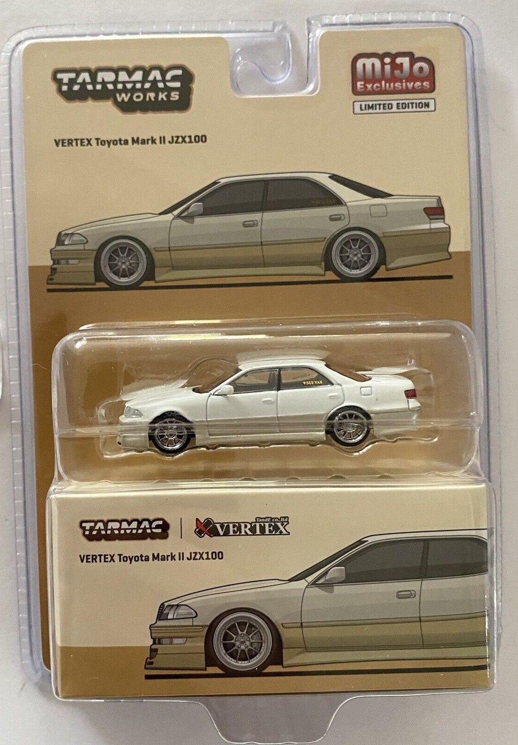 Tarmac Vertex Toyota Mark 2 JZX100 Mijo Exclusives Limited Edition