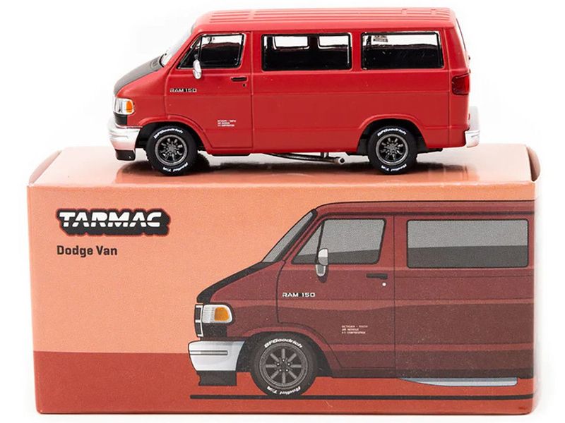 Tarmac Dodge Van #Red