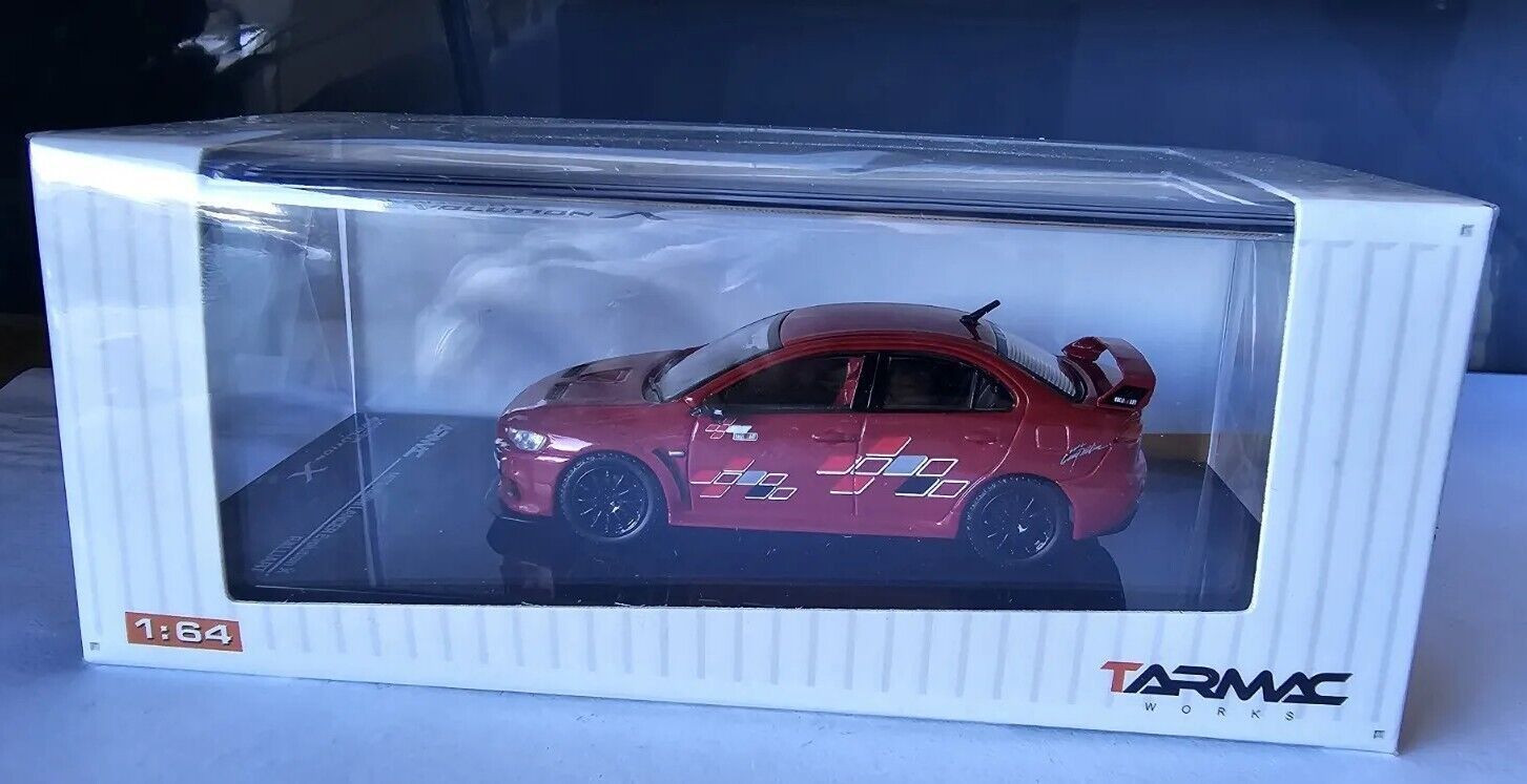 Tarmac Works Mitsubishi Lancer Evolution X Relliart Red
