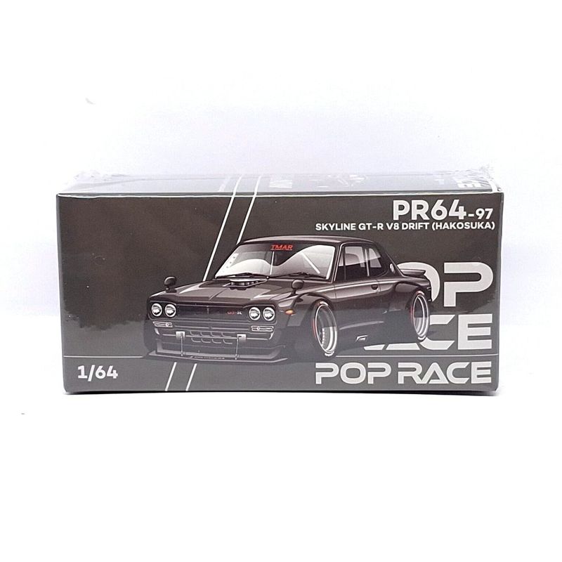 Pop Race Nissan Skyline GT-R V8 Drift #PR64-97 Pop Race Nissan Skyline GT-R V8 Drift #PR64-97