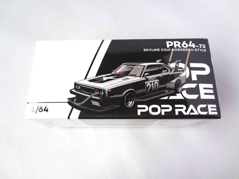 Pop Race Nissan Skyline C210 Bosozoku Style #PR64-73 Pop Race Nissan Skyline C210 Bosozoku Style #PR64-73