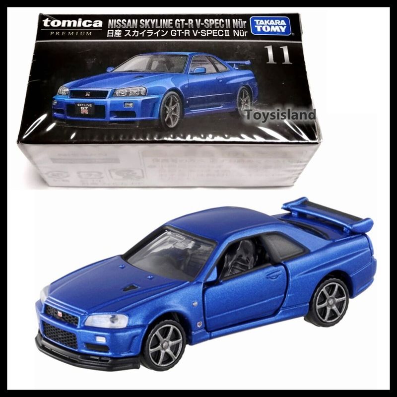 Tomica Nissan Skyline GT-R V-Spec II #Blue Tomica Nissan Skyline GT-R V-Spec II #Blue