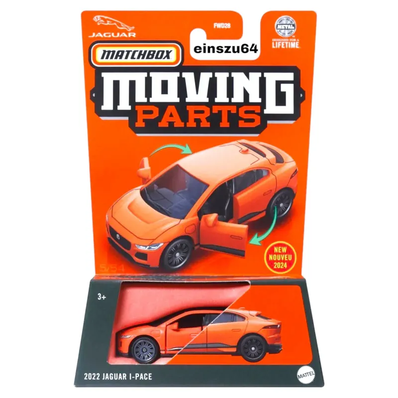 Matchbox Moving Parts 2022 Jaguar I-Pace #Orange Matchbox Moving Parts 2022 Jaguar I-Pace #Orange