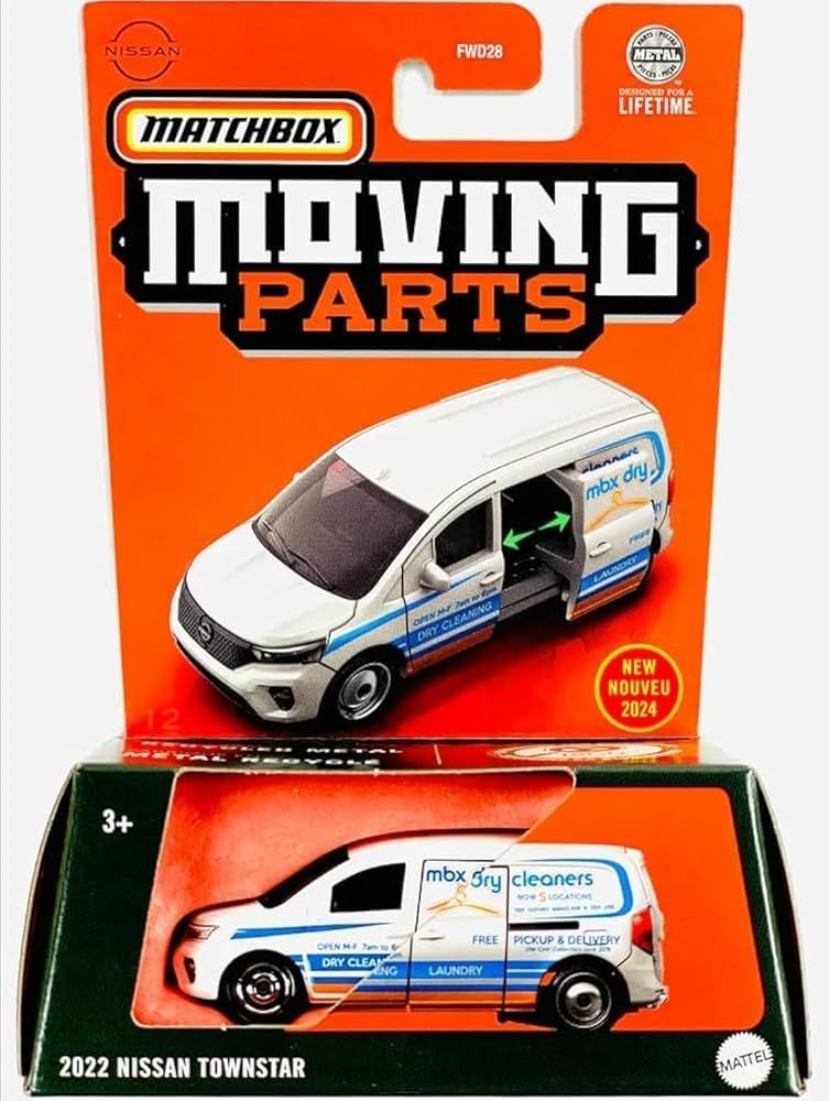 Matchbox Moving Parts 2022 Nissan Townstar