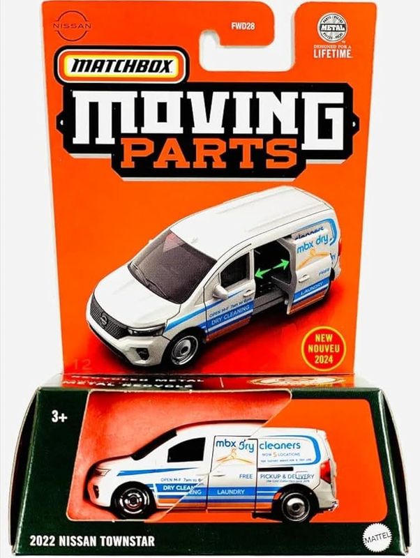 Matchbox Moving Parts 2022 Nissan Townstar Matchbox Moving Parts 2022 Nissan Townstar