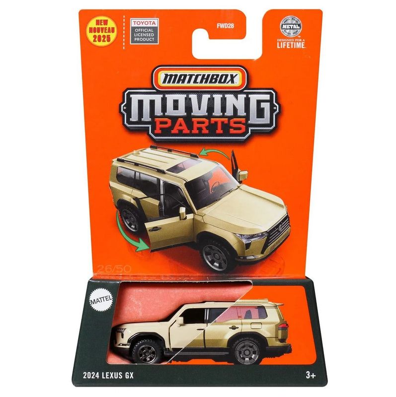 Matchbox Moving Parts 2024 Lexus GX #Creamwhite Matchbox Moving Parts 2024 Lexus GX #Creamwhite