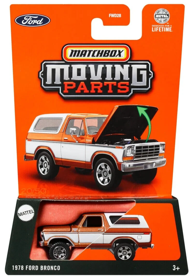 Matchbox Moving Parts 1978 Ford Bronco