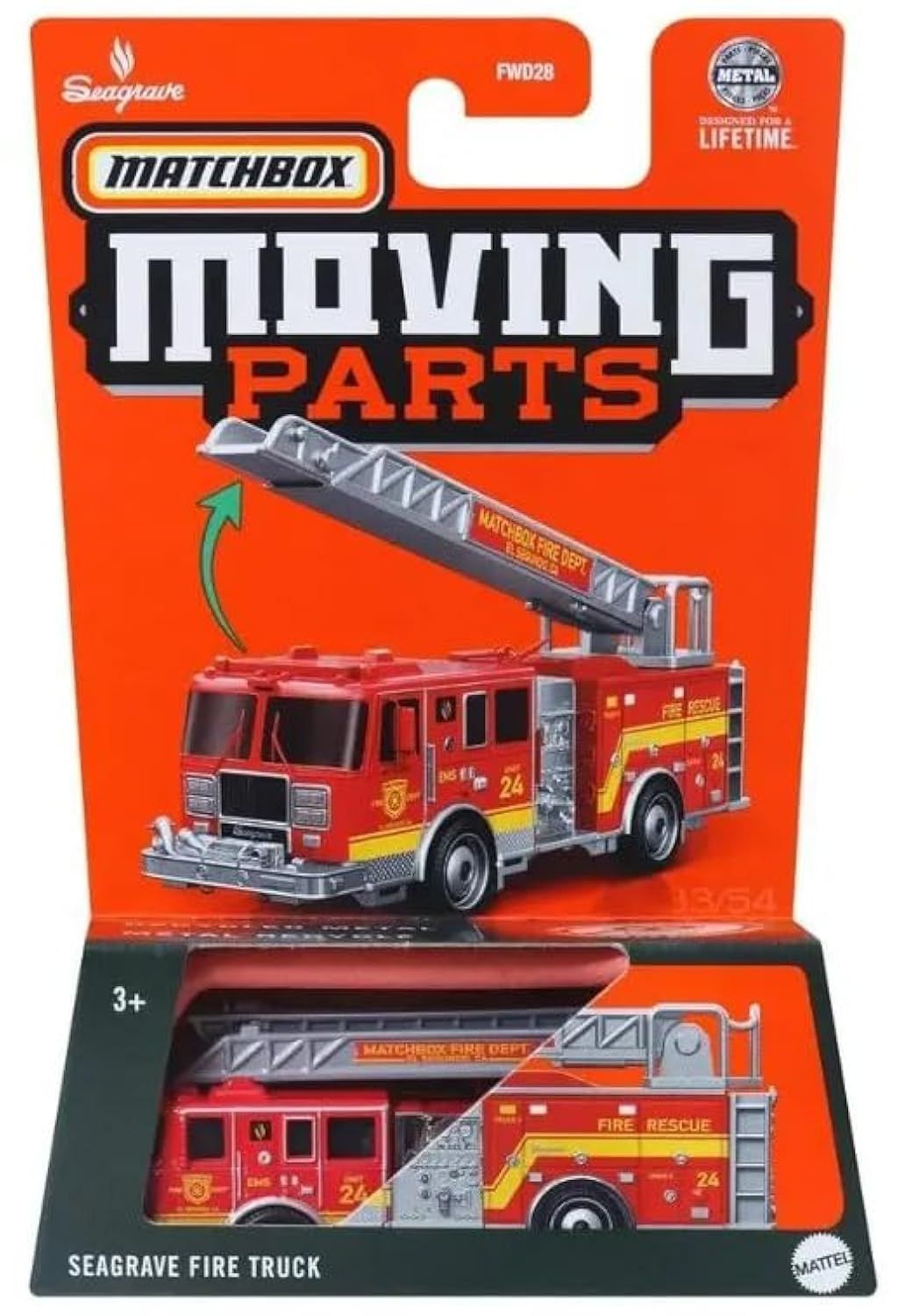 Matchbox Moving Parts Seagrave Fire Truck