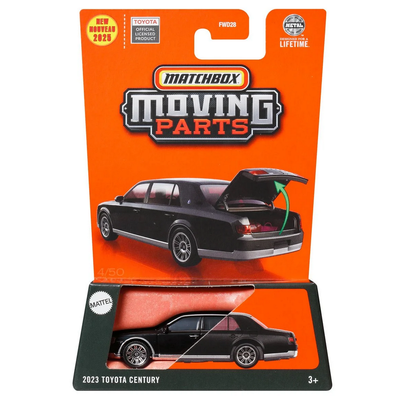 Matchbox Moving Parts 2023 Toyota Century #Black Matchbox Moving Parts 2023 Toyota Century #Black