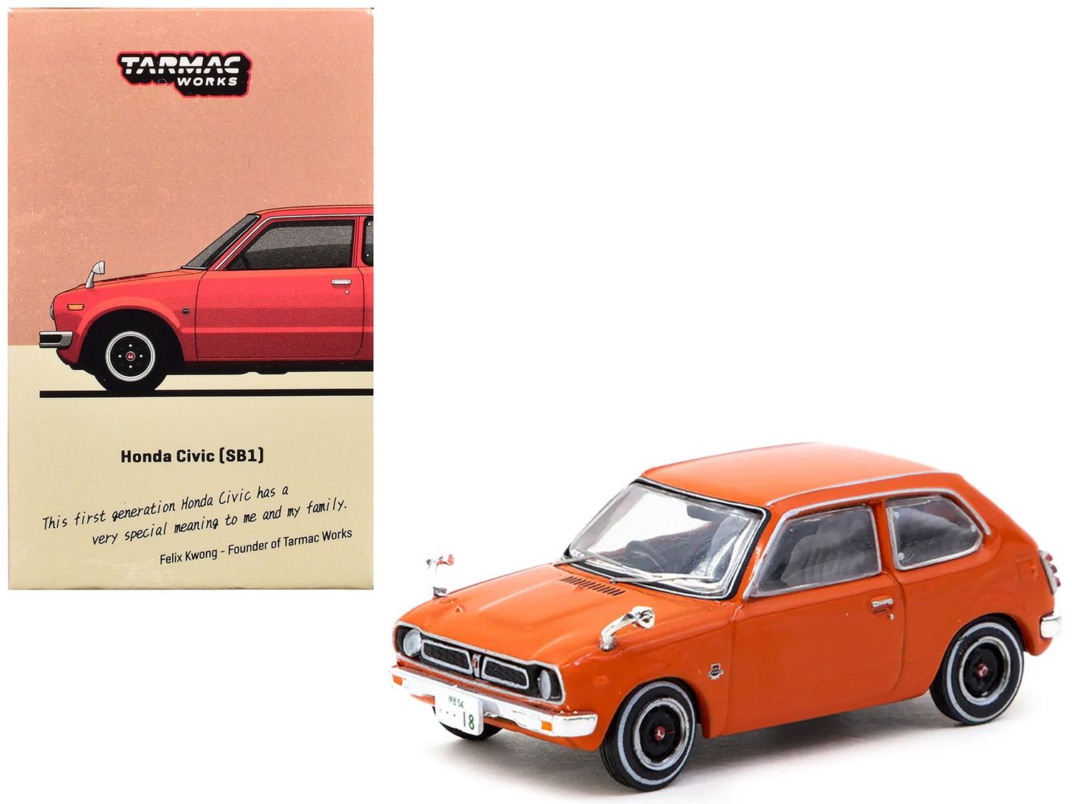 Tarmac Honda Civic SB1 #Orange