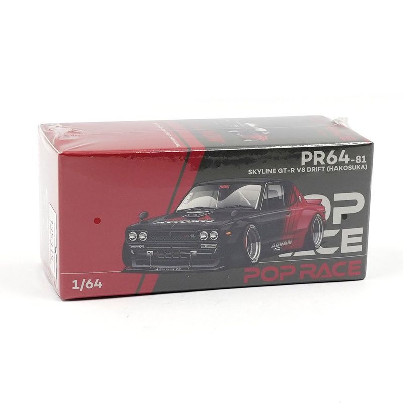 Pop Race Skyline GT-R V8 Drift #PR64-81 Pop Race Skyline GT-R V8 Drift #PR64-81