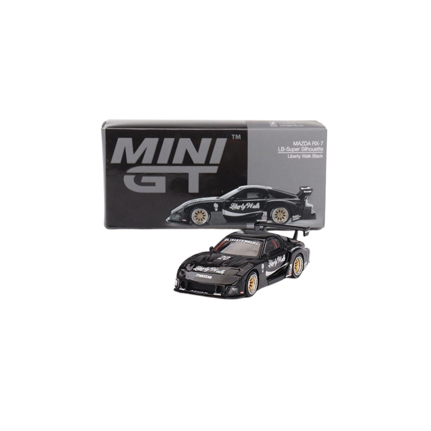 Mini GT Mazda RX-7 LB-Super Silhouette #Liberty Walk Black