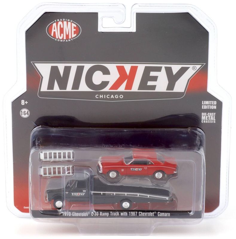 ACME 1970 Chevrolet C-30 Ramp Truck With 1967 Chevrolet Camaro ACME 1970 Chevrolet C-30 Ramp Truck With 1967 Chevrolet Camaro