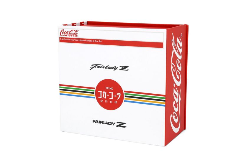 Inno64 Nissan Fairlady Z Box Set Collection #CokaCola Inno64 Nissan Fairlady Z Box Set Collection #CokaCola