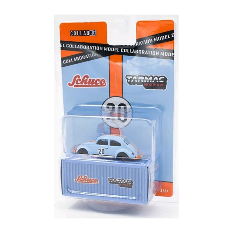 Tarmac Works Volkswagen Käfer #Lightblue/Orange
