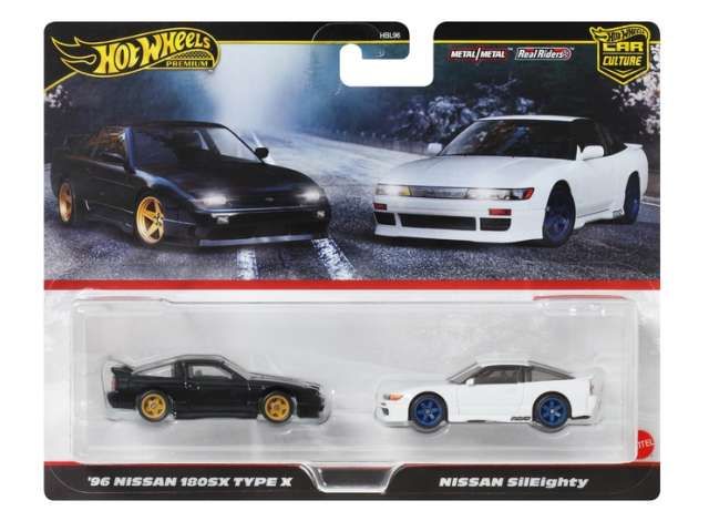 Hot Wheels '96 Nissan 180SX Type X - Nissan SilEighty 2-Pack