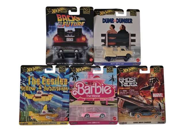 Hot Wheels Pop Culture H Case Set of 5 Cars 2025