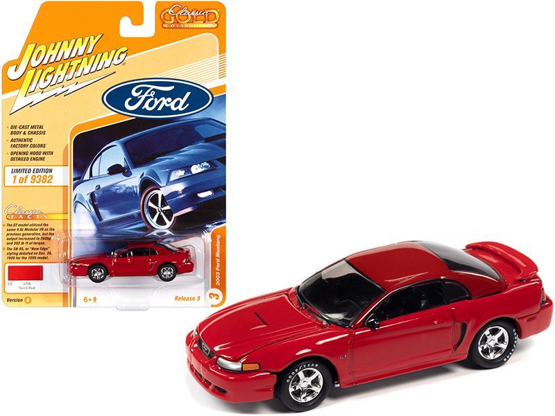 Johnny Lightning 2003 Ford Mustang #Red Johnny Lightning 2003 Ford Mustang #Red