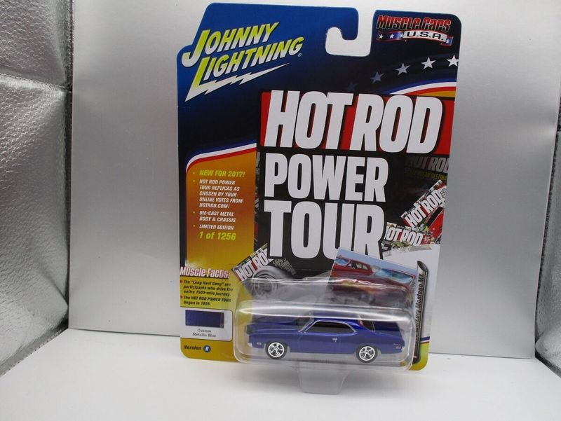 Johnny Lightning 1970 Mercury Montego MX #Blue Johnny Lightning 1970 Mercury Montego MX #Blue