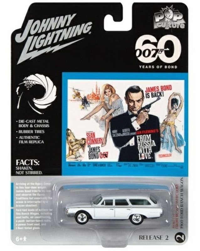 Johnny Lightning 1960 Ford Ranch #White Johnny Lightning 1960 Ford Ranch #White