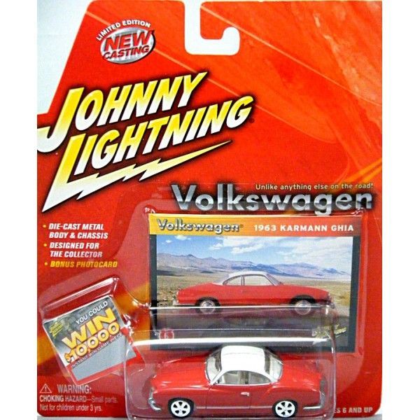 Johnny Lightning Volkswagen 1963 Karmann Ghia Johnny Lightning Volkswagen 1963 Karmann Ghia